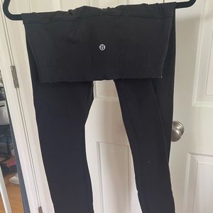 lululemon black leggings sz 4 long